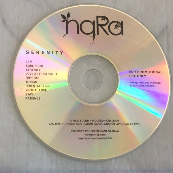 Nara (7) : Serenity (CDr, Album, Promo)