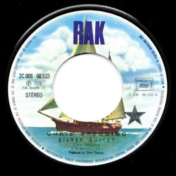 Chris Spedding : Silver Bullet (7", Single)