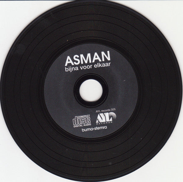 Asman (2) : Bijna Voor Elkaar (CD, Album)