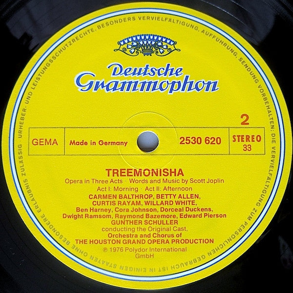 Scott Joplin : Treemonisha (Original Cast Recording) (Box, Album + 2xLP)