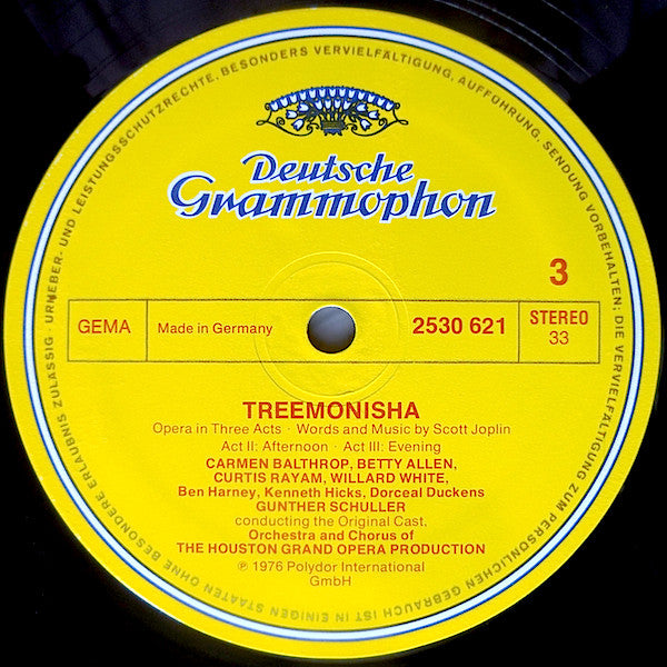 Scott Joplin : Treemonisha (Original Cast Recording) (Box, Album + 2xLP)