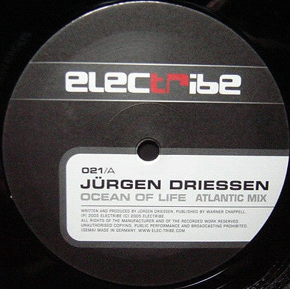 Jürgen Driessen : Ocean Of Life (12")