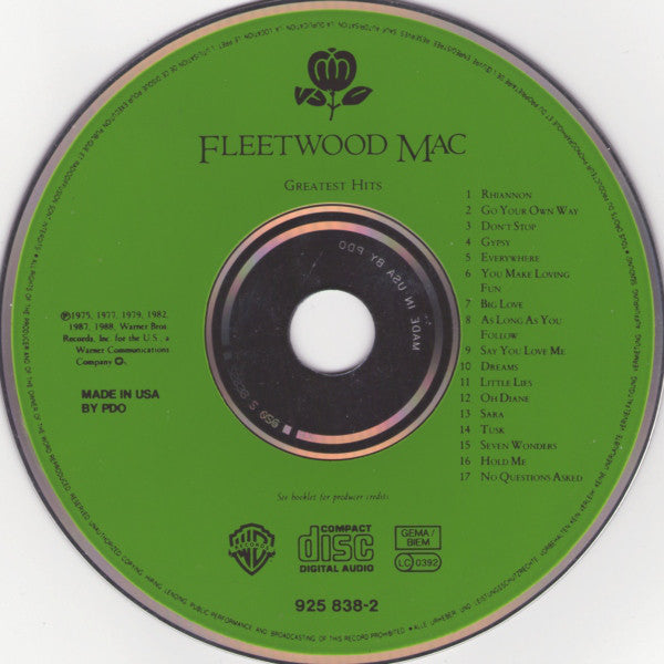 Fleetwood Mac : Greatest Hits (CD, Comp)