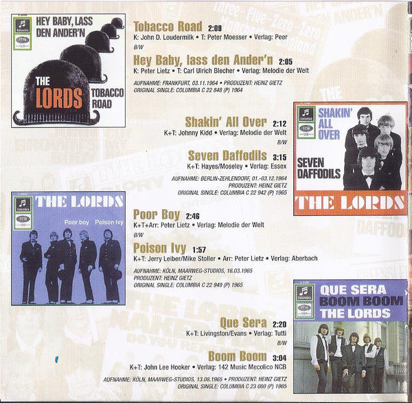 The Lords : The Original Singles-Collection: The A-Sides (CD, Comp, RM)