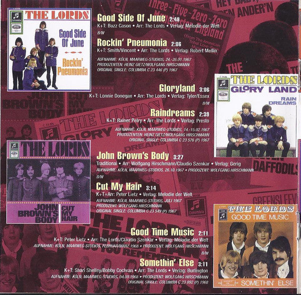 The Lords : The Original Singles-Collection: The A-Sides (CD, Comp, RM)