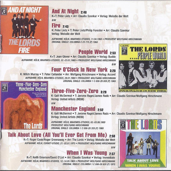 The Lords : The Original Singles-Collection: The A-Sides (CD, Comp, RM)