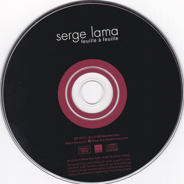 Serge Lama : Feuille A Feuille (CD, Album)