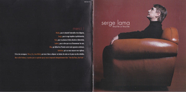 Serge Lama : Feuille A Feuille (CD, Album)