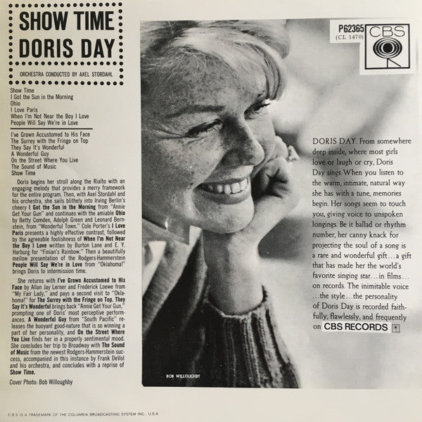 Doris Day : Show Time (LP, Album, Mono)