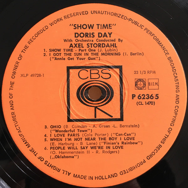 Doris Day : Show Time (LP, Album, Mono)
