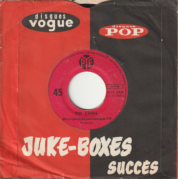 The Kinks : Till The End Of The Day (7", Single)