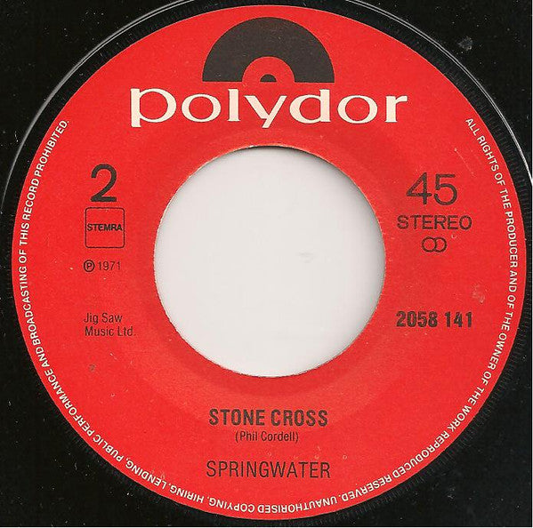 Springwater : I Will Return (7", Single, RE)