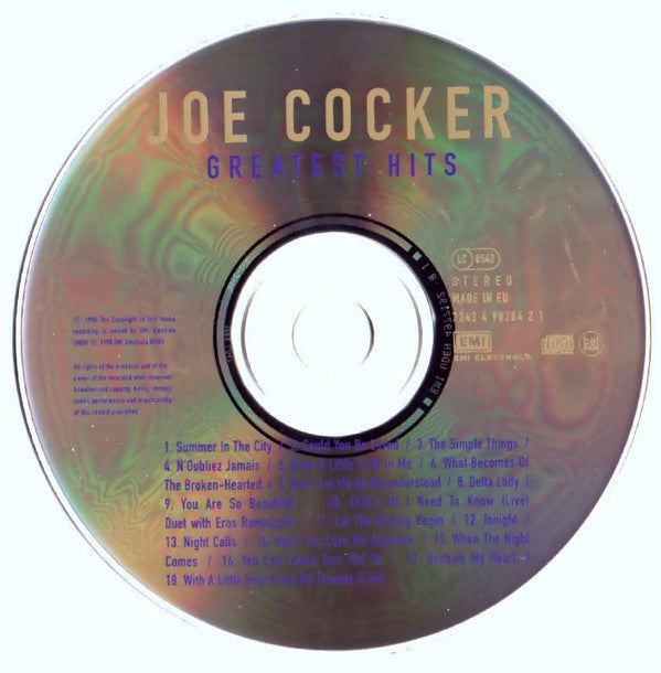Joe Cocker : Greatest Hits (CD, Comp)
