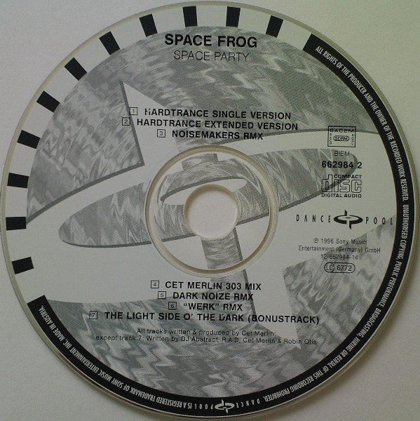 Space Frog : Space Party (CD, Maxi)