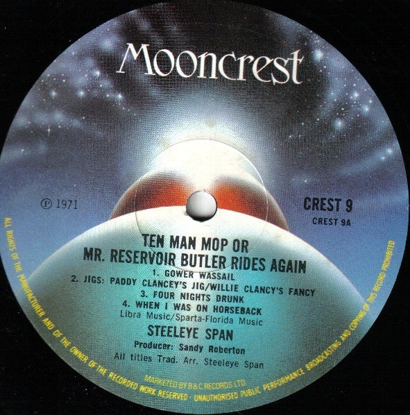 Steeleye Span : Ten Man Mop Or Mr. Reservoir Butler Rides Again (LP, Album, RE, Gat)