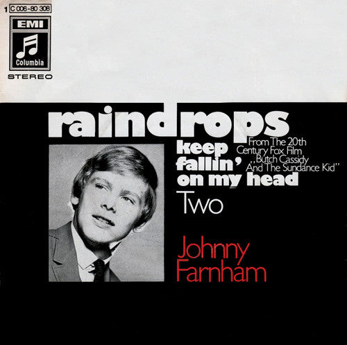 John Farnham : Raindrops Keep Fallin' On My Head (7", Single)