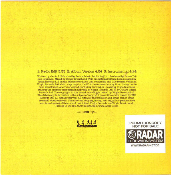 Jamie T : Sheila (CD, Single, Promo)