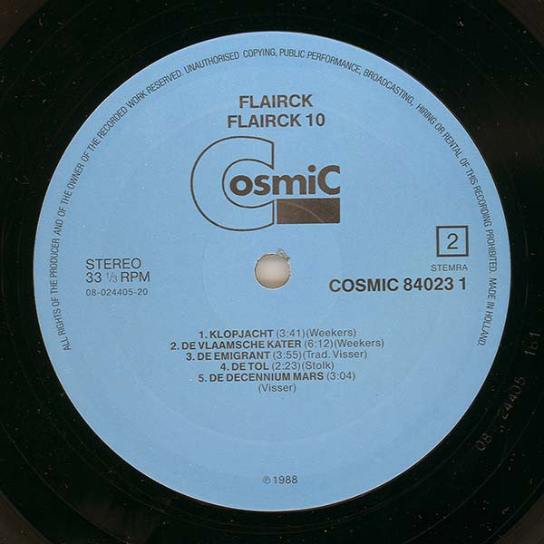 Flairck : 10 (LP, Album)