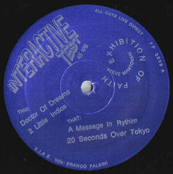 Steve Mantovani : Exhibition Of Faith (12")