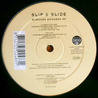 Slip & Slide : Bubooba Boombeh EP (12", EP)
