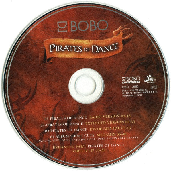 DJ BoBo : Pirates Of Dance (CD, Maxi, Enh)