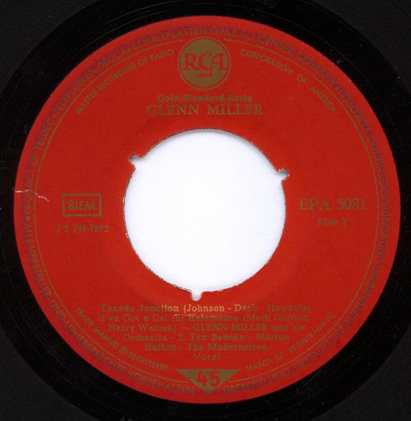 Glenn Miller : Chattanooga Choo Choo (7", EP, RE)