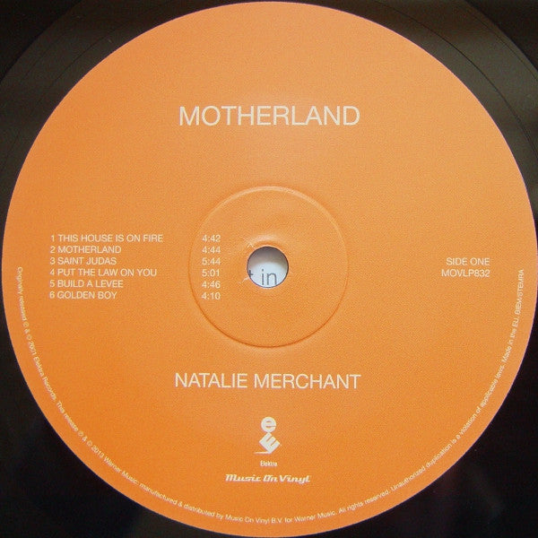 Natalie Merchant : Motherland (LP, Album, RE, 180)