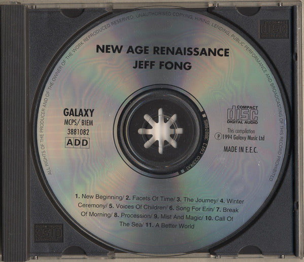 Jeff Fong : New Age Renaissance (CD, Album)