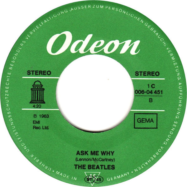 The Beatles : Please Please Me / Ask Me Why (7", Single, RE)