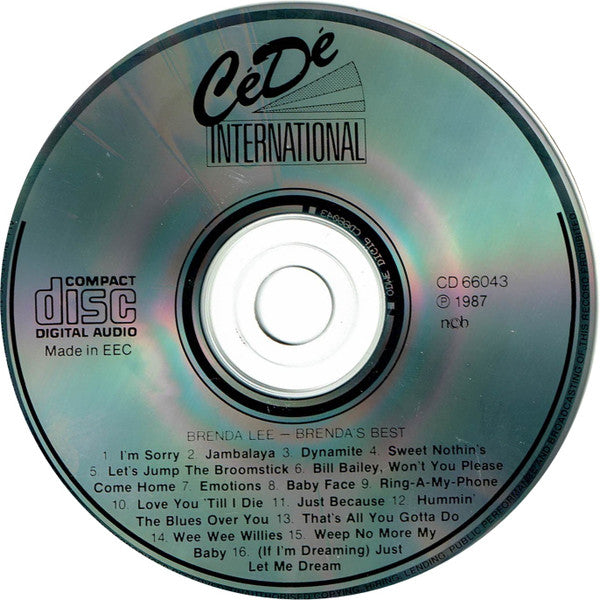 Brenda Lee : Brenda's Best (CD, Comp)