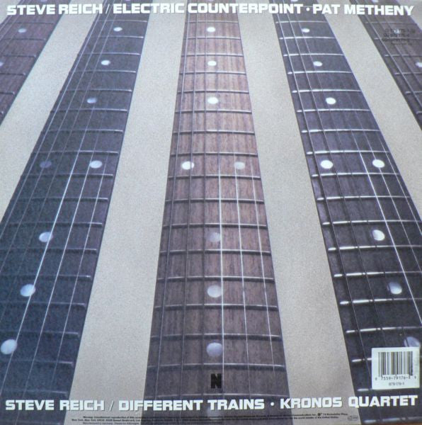 Steve Reich - Kronos Quartet / Pat Metheny : Different Trains / Electric Counterpoint (LP, Album)