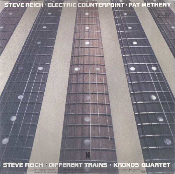 Steve Reich - Kronos Quartet / Pat Metheny : Different Trains / Electric Counterpoint (LP, Album)