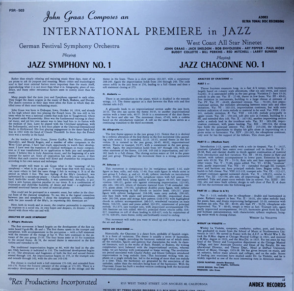 John Graas : International Premiere In Jazz (LP, Album, Mono, RE)