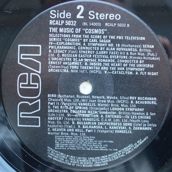 Various : The Music Of Cosmos (LP, Comp, Gat)