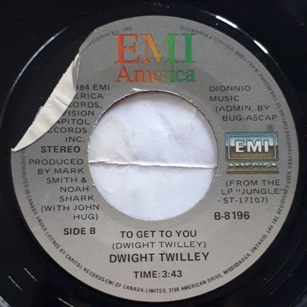 Dwight Twilley : Girls / To Get To You (7", Single)