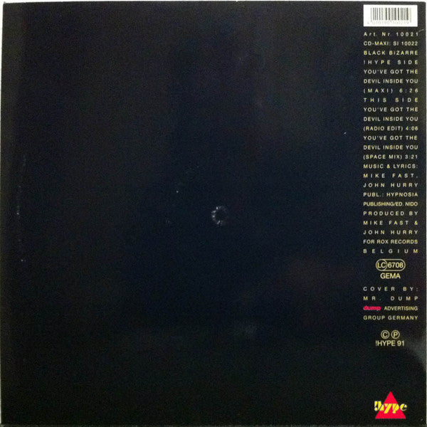 Black Bizarre : You’ve Got The Devil Inside You (12", Maxi)