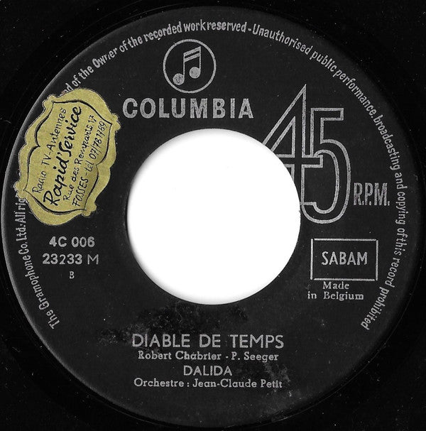 Dalida : Darla Dirladada (7", Single)