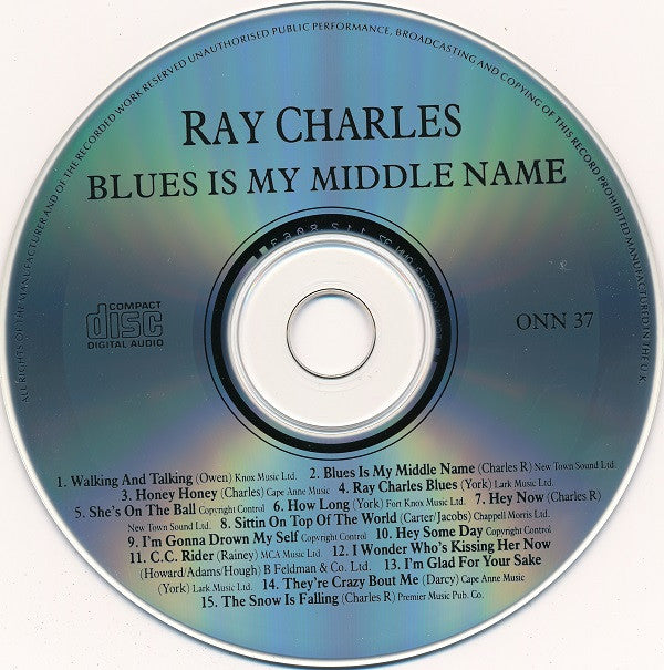 Ray Charles : Blues Is My Middle Name (CD, Comp)