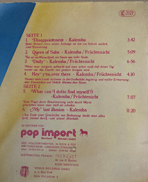 Walpurgis : Queen Of Saba (LP, Album, RE)