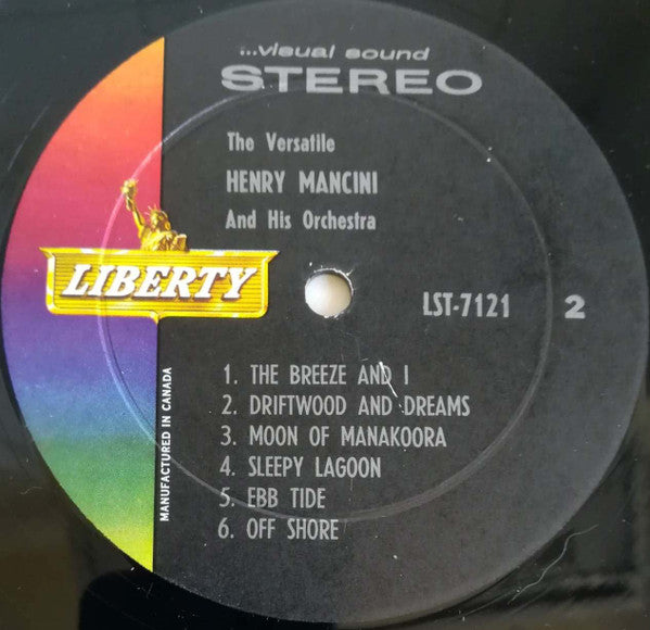 Henry Mancini And His Orchestra : The Versatile Henry Mancini And His Orchestra (LP, Album)