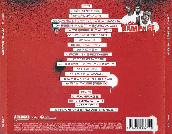 Demo (21) : Rampage - The Album (CD, Album + DVD-V)