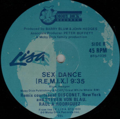 Lisa (2) : Invisible Love (12")