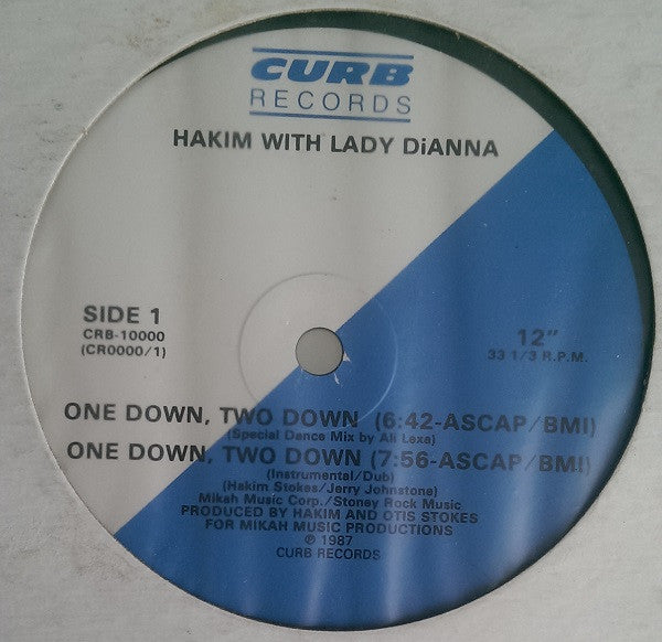 Hakim Stokes With Lady DiAnna : One Down, Two Down (12")