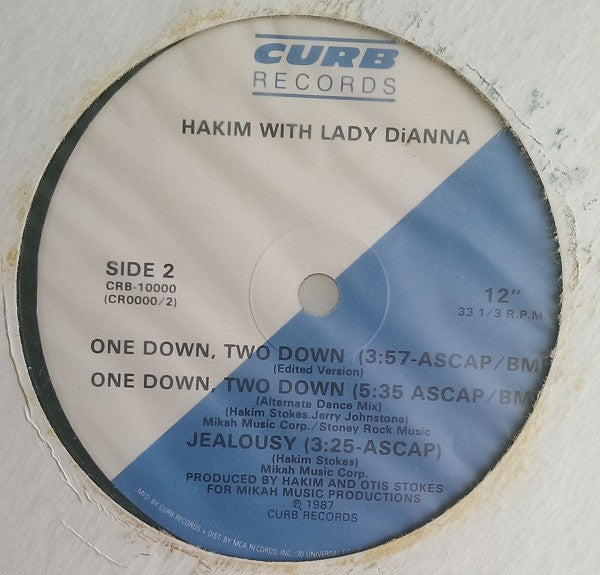 Hakim Stokes With Lady DiAnna : One Down, Two Down (12")