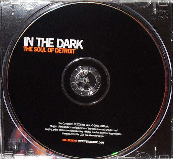 Various : In The Dark (The Soul Of Detroit) (CD, Comp)