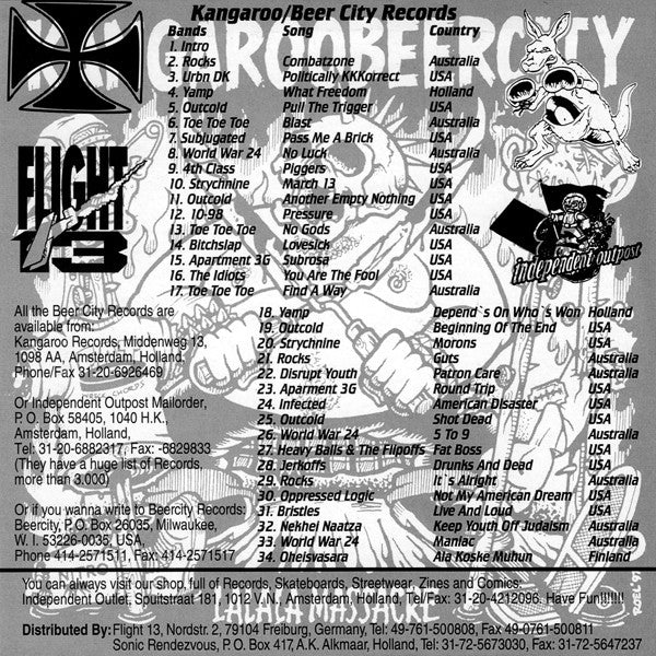 Various : Kangaroobeercity - Lalala Massacre (CD, Comp)
