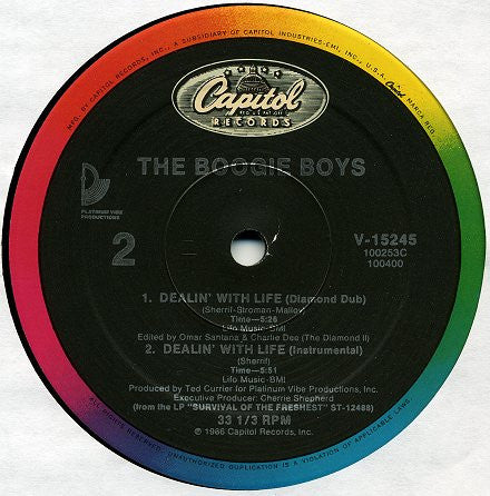 Boogie Boys : Dealin' With Life (12", Single)