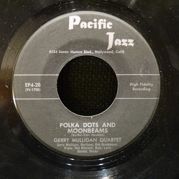 Gerry Mulligan : California Concerts (7", EP)