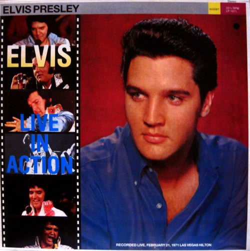 Elvis Presley : Live In Action (LP, Album, Unofficial)