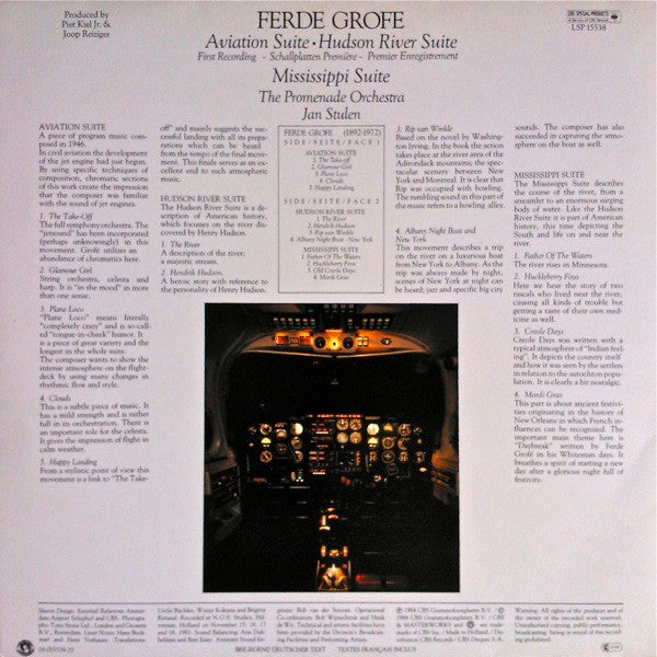 Ferde Grofé - Promenade Orkest, Jan Stulen : Aviation Suite • Hudson River Suite • Mississippi Suite (LP, Album)